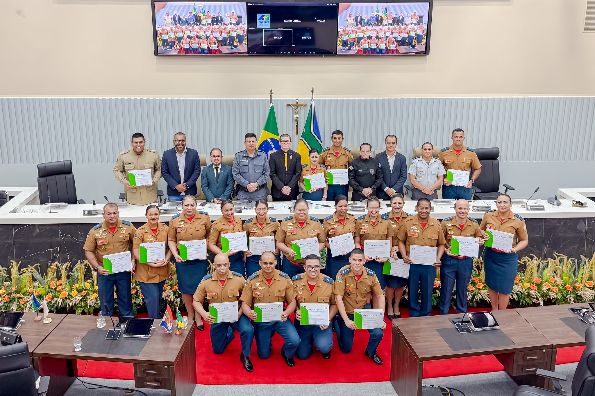 Alap homenageia servidores que atuaram nos cursos de formação das forças de segurança do Amapá