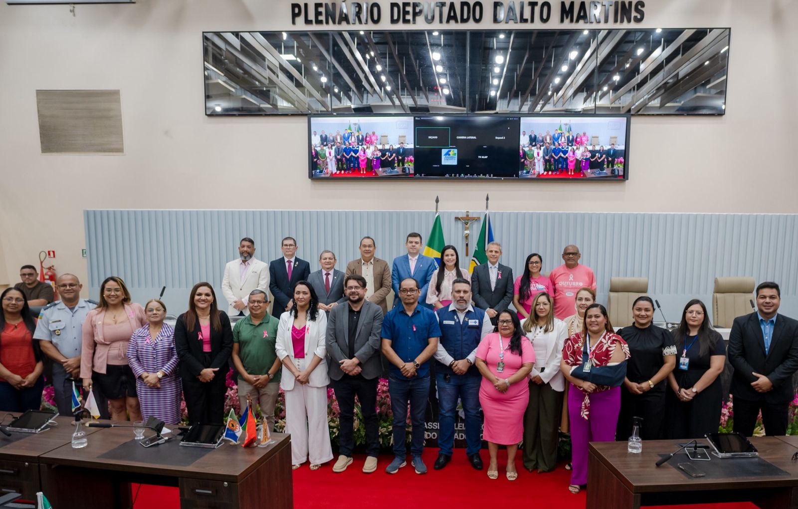 Em alusão ao Outubro Rosa, Alap realiza sessão solene com o tema “Salvar vidas está em nossas mãos”